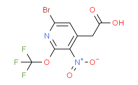 AM187373 | 1806188-37-3 | 6-Bromo-3-nitro-2-(trifluoromethoxy)pyridine-4-acetic acid