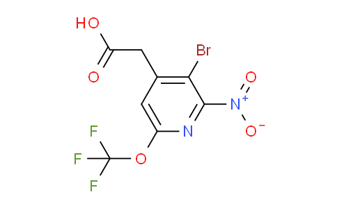 AM187376 | 1804655-47-7 | 3-Bromo-2-nitro-6-(trifluoromethoxy)pyridine-4-acetic acid