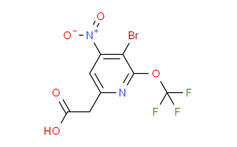 AM187379 | 1804004-67-8 | 3-Bromo-4-nitro-2-(trifluoromethoxy)pyridine-6-acetic acid