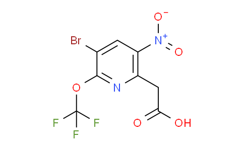 AM187385 | 1806200-76-9 | 3-Bromo-5-nitro-2-(trifluoromethoxy)pyridine-6-acetic acid