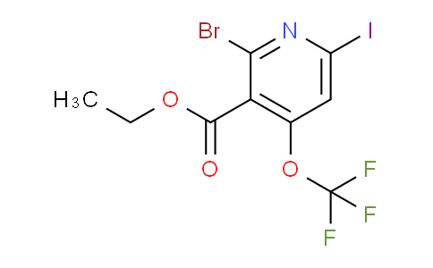 AM187388 | 1806128-04-0 | Ethyl 2-bromo-6-iodo-4-(trifluoromethoxy)pyridine-3-carboxylate