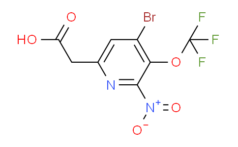AM187389 | 1806086-26-9 | 4-Bromo-2-nitro-3-(trifluoromethoxy)pyridine-6-acetic acid