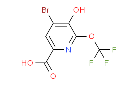 AM187393 | 1803989-61-8 | 4-Bromo-3-hydroxy-2-(trifluoromethoxy)pyridine-6-carboxylic acid