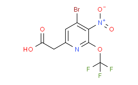 AM187395 | 1803639-84-0 | 4-Bromo-3-nitro-2-(trifluoromethoxy)pyridine-6-acetic acid