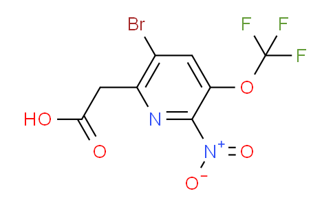 AM187397 | 1804004-74-7 | 5-Bromo-2-nitro-3-(trifluoromethoxy)pyridine-6-acetic acid