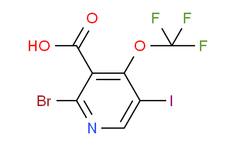 AM187405 | 1804563-94-7 | 2-Bromo-5-iodo-4-(trifluoromethoxy)pyridine-3-carboxylic acid