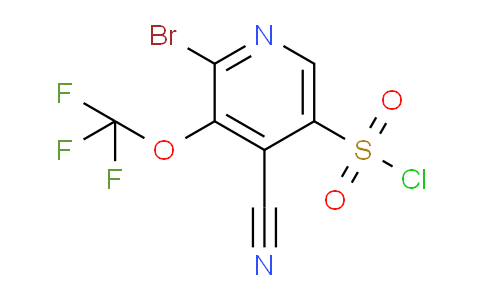 AM187411 | 1804578-59-3 | 2-Bromo-4-cyano-3-(trifluoromethoxy)pyridine-5-sulfonyl chloride