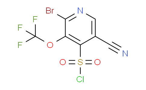 AM187420 | 1803666-57-0 | 2-Bromo-5-cyano-3-(trifluoromethoxy)pyridine-4-sulfonyl chloride