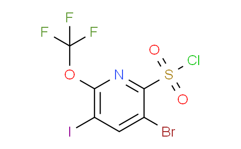 AM187450 | 1803622-85-6 | 3-Bromo-5-iodo-6-(trifluoromethoxy)pyridine-2-sulfonyl chloride