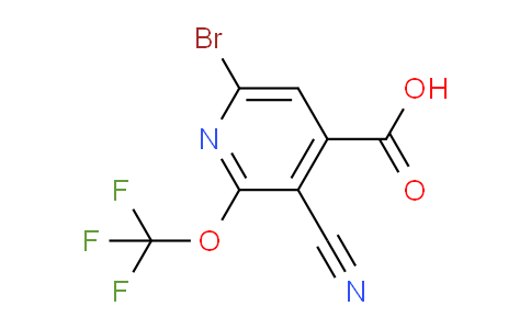 AM187464 | 1806014-05-0 | 6-Bromo-3-cyano-2-(trifluoromethoxy)pyridine-4-carboxylic acid