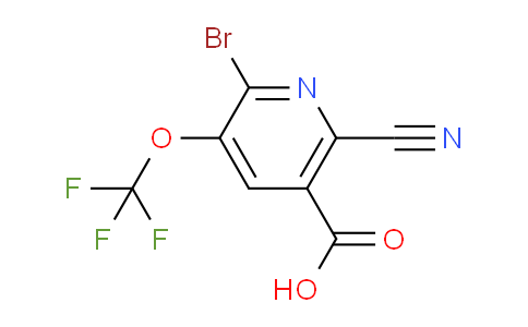 AM187466 | 1806230-66-9 | 2-Bromo-6-cyano-3-(trifluoromethoxy)pyridine-5-carboxylic acid