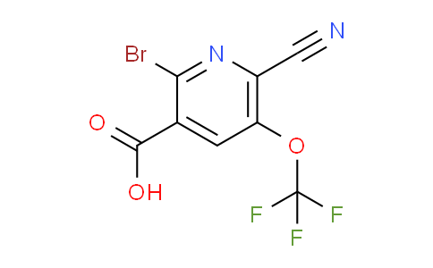 AM187469 | 1806014-09-4 | 2-Bromo-6-cyano-5-(trifluoromethoxy)pyridine-3-carboxylic acid