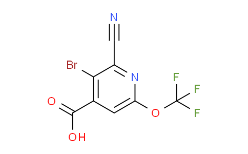 AM187473 | 1804389-46-5 | 3-Bromo-2-cyano-6-(trifluoromethoxy)pyridine-4-carboxylic acid