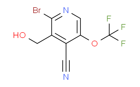 2-Bromo-4-cyano-5-(trifluoromethoxy)pyridine-3-methanol