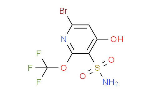 6-Bromo-4-hydroxy-2-(trifluoromethoxy)pyridine-3-sulfonamide