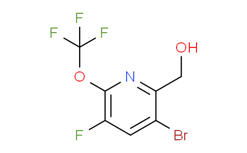 3-Bromo-5-fluoro-6-(trifluoromethoxy)pyridine-2-methanol