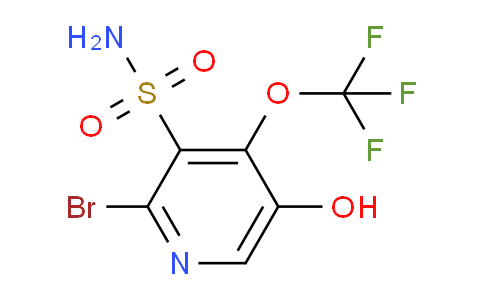 2-Bromo-5-hydroxy-4-(trifluoromethoxy)pyridine-3-sulfonamide