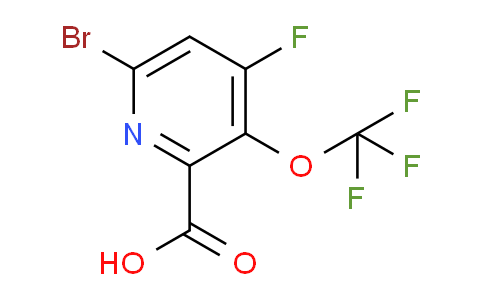 AM187488 | 1804383-33-2 | 6-Bromo-4-fluoro-3-(trifluoromethoxy)pyridine-2-carboxylic acid