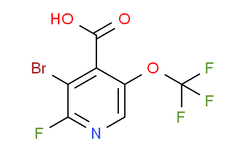 AM187494 | 1803620-90-7 | 3-Bromo-2-fluoro-5-(trifluoromethoxy)pyridine-4-carboxylic acid