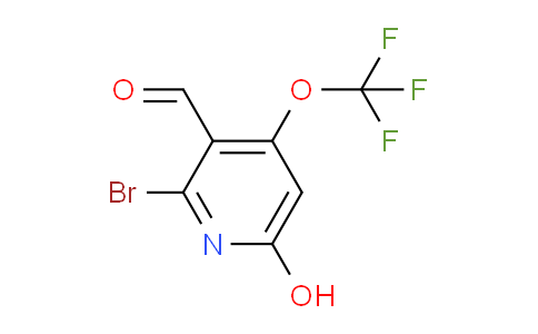 2-Bromo-6-hydroxy-4-(trifluoromethoxy)pyridine-3-carboxaldehyde