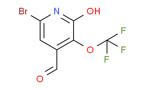 6-Bromo-2-hydroxy-3-(trifluoromethoxy)pyridine-4-carboxaldehyde