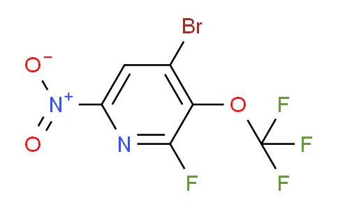 4-Bromo-2-fluoro-6-nitro-3-(trifluoromethoxy)pyridine