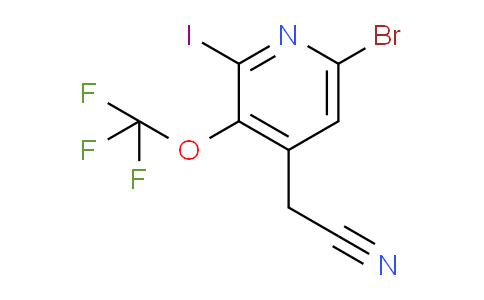 AM187525 | 1806086-66-7 | 6-Bromo-2-iodo-3-(trifluoromethoxy)pyridine-4-acetonitrile