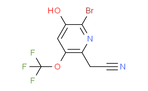 AM187528 | 1806216-94-3 | 2-Bromo-3-hydroxy-5-(trifluoromethoxy)pyridine-6-acetonitrile