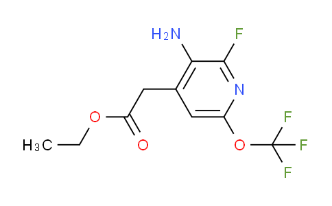 AM18753 | 1804385-35-0 | Ethyl 3-amino-2-fluoro-6-(trifluoromethoxy)pyridine-4-acetate