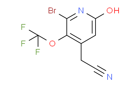 AM187540 | 1804650-23-4 | 2-Bromo-6-hydroxy-3-(trifluoromethoxy)pyridine-4-acetonitrile