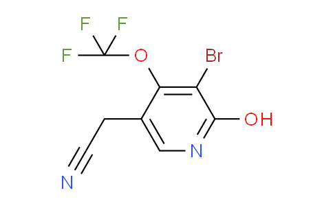 AM187543 | 1803671-56-8 | 3-Bromo-2-hydroxy-4-(trifluoromethoxy)pyridine-5-acetonitrile