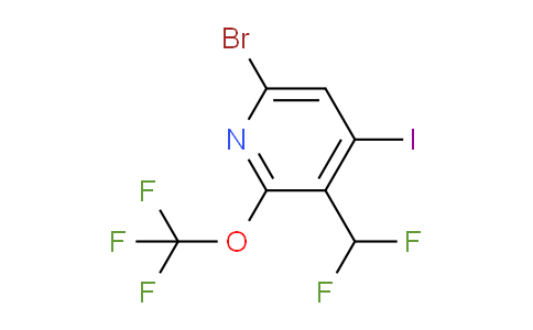 AM187547 | 1804632-44-7 | 6-Bromo-3-(difluoromethyl)-4-iodo-2-(trifluoromethoxy)pyridine