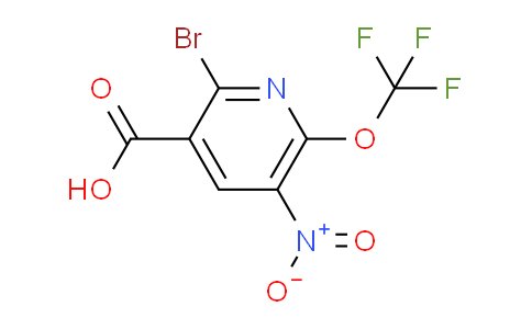 2-Bromo-5-nitro-6-(trifluoromethoxy)pyridine-3-carboxylic acid