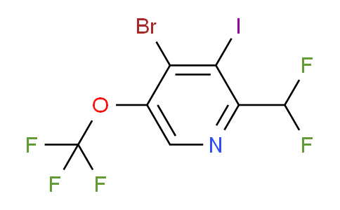 AM187567 | 1806219-16-8 | 4-Bromo-2-(difluoromethyl)-3-iodo-5-(trifluoromethoxy)pyridine