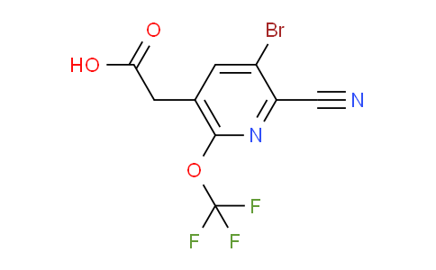 AM187568 | 1804665-07-3 | 3-Bromo-2-cyano-6-(trifluoromethoxy)pyridine-5-acetic acid