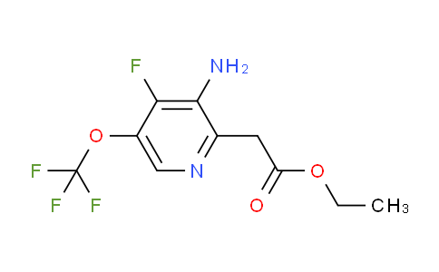 AM18757 | 1803534-67-9 | Ethyl 3-amino-4-fluoro-5-(trifluoromethoxy)pyridine-2-acetate