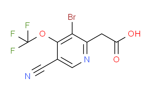 AM187572 | 1804394-50-0 | 3-Bromo-5-cyano-4-(trifluoromethoxy)pyridine-2-acetic acid