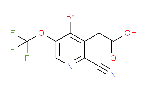 AM187581 | 1806027-80-4 | 4-Bromo-2-cyano-5-(trifluoromethoxy)pyridine-3-acetic acid