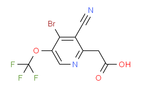 AM187584 | 1804665-18-6 | 4-Bromo-3-cyano-5-(trifluoromethoxy)pyridine-2-acetic acid