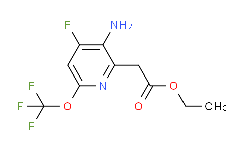 AM18759 | 1803682-43-0 | Ethyl 3-amino-4-fluoro-6-(trifluoromethoxy)pyridine-2-acetate