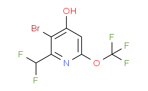 AM187595 | 1803670-53-2 | 3-Bromo-2-(difluoromethyl)-4-hydroxy-6-(trifluoromethoxy)pyridine
