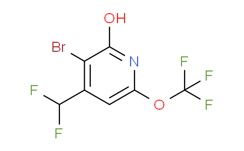 AM187599 | 1803670-57-6 | 3-Bromo-4-(difluoromethyl)-2-hydroxy-6-(trifluoromethoxy)pyridine