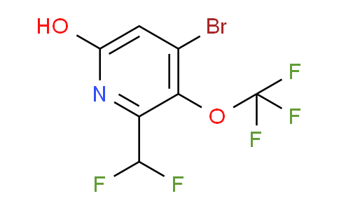AM187607 | 1806173-23-8 | 4-Bromo-2-(difluoromethyl)-6-hydroxy-3-(trifluoromethoxy)pyridine