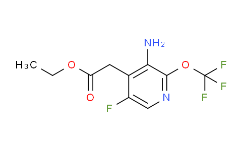 AM18761 | 1804537-87-8 | Ethyl 3-amino-5-fluoro-2-(trifluoromethoxy)pyridine-4-acetate