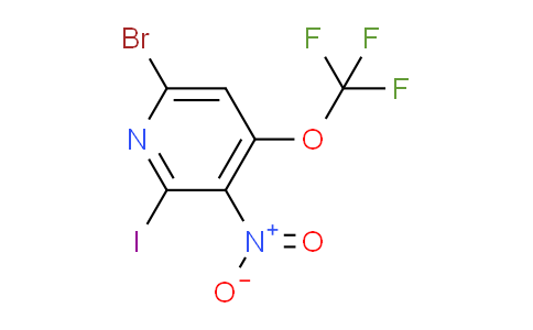 6-Bromo-2-iodo-3-nitro-4-(trifluoromethoxy)pyridine