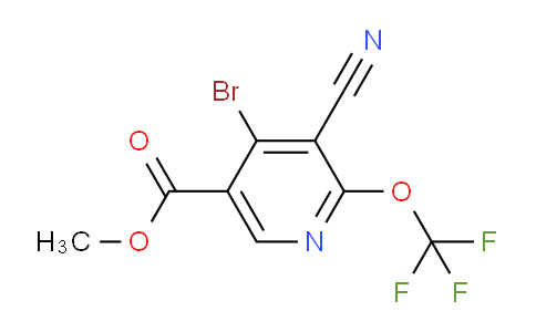 Methyl 4-bromo-3-cyano-2-(trifluoromethoxy)pyridine-5-carboxylate