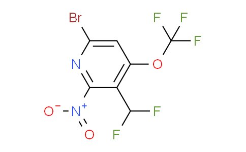 AM187632 | 1806202-35-6 | 6-Bromo-3-(difluoromethyl)-2-nitro-4-(trifluoromethoxy)pyridine