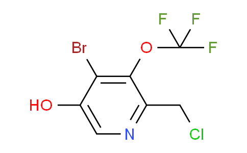 AM187659 | 1803669-56-8 | 4-Bromo-2-(chloromethyl)-5-hydroxy-3-(trifluoromethoxy)pyridine