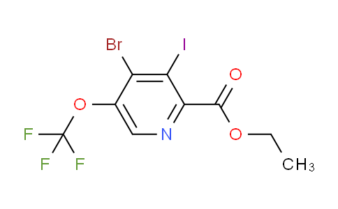 AM187661 | 1804581-51-8 | Ethyl 4-bromo-3-iodo-5-(trifluoromethoxy)pyridine-2-carboxylate