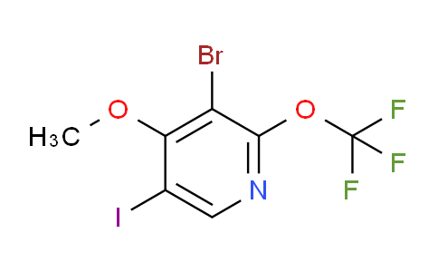 AM187665 | 1804576-67-7 | 3-Bromo-5-iodo-4-methoxy-2-(trifluoromethoxy)pyridine